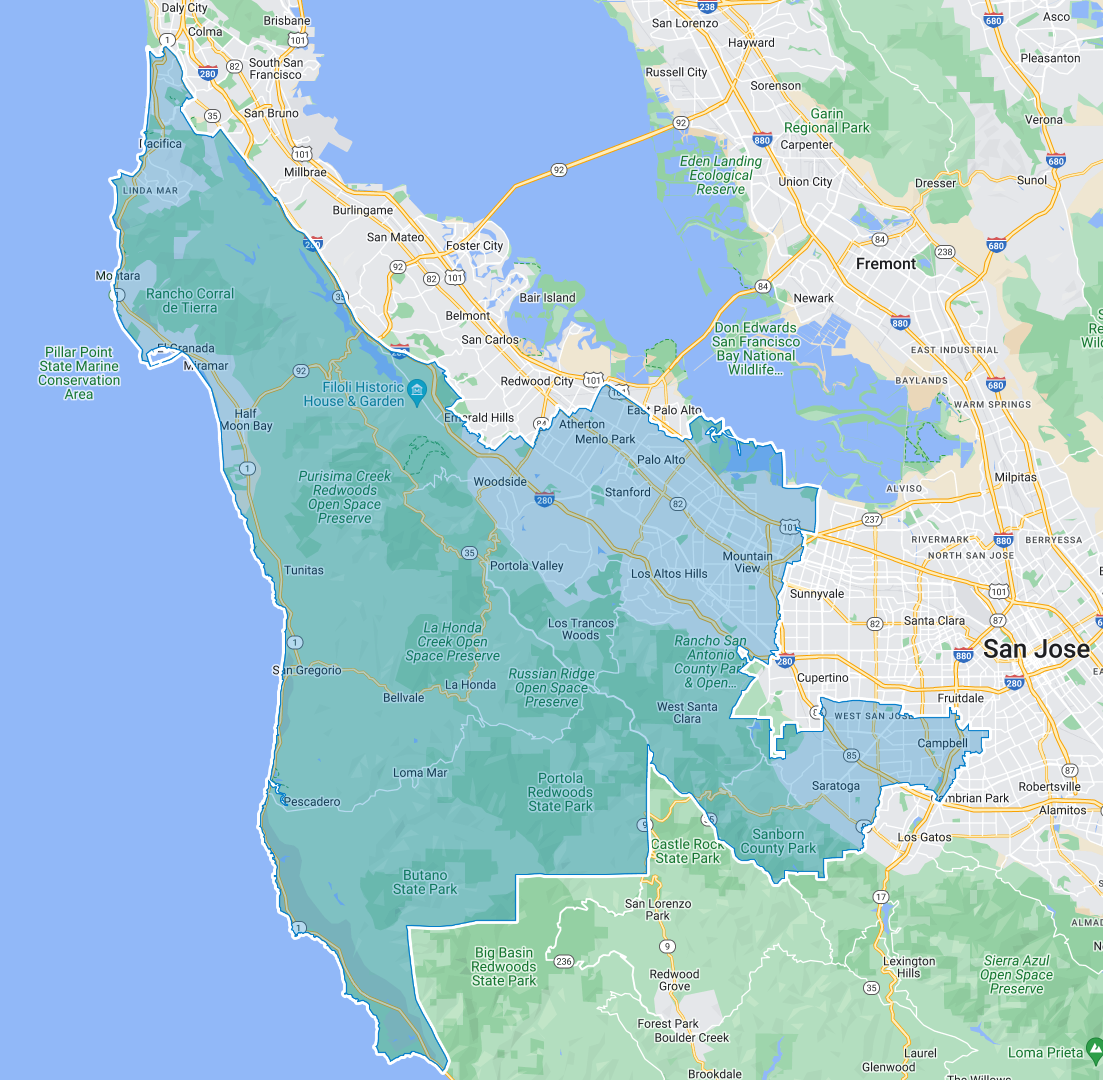 District 23 boundary map in California
