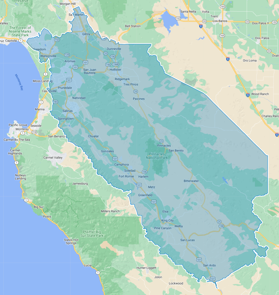 District 29 boundary map in California