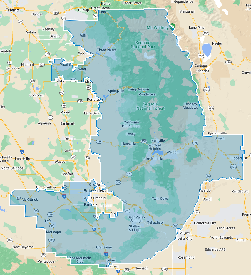 District 32 boundary map in California