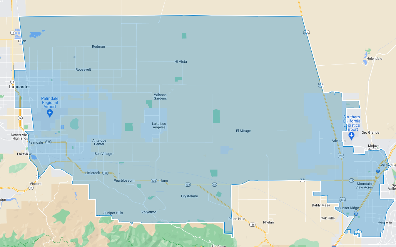 District 39 boundary map in California