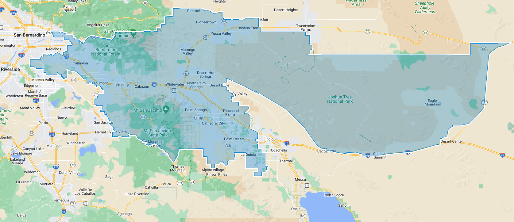 District 47 boundary map in California
