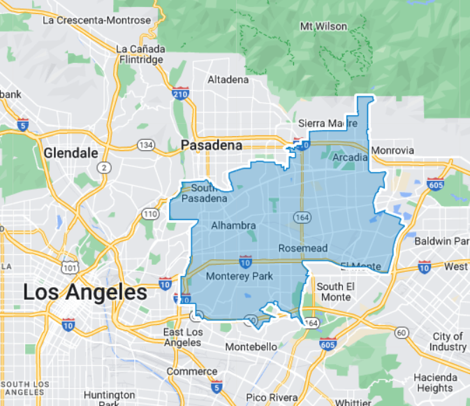District 49 boundary map in California