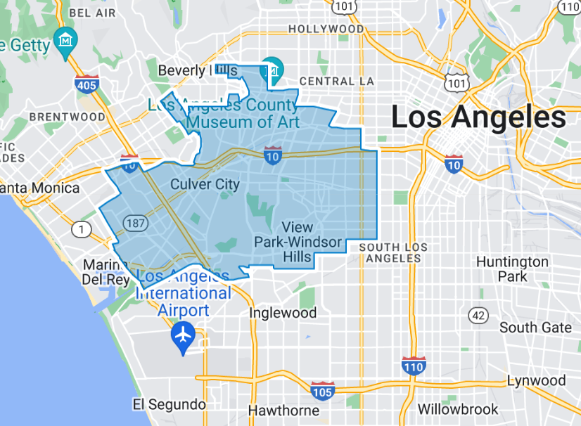 District 55 boundary map in California