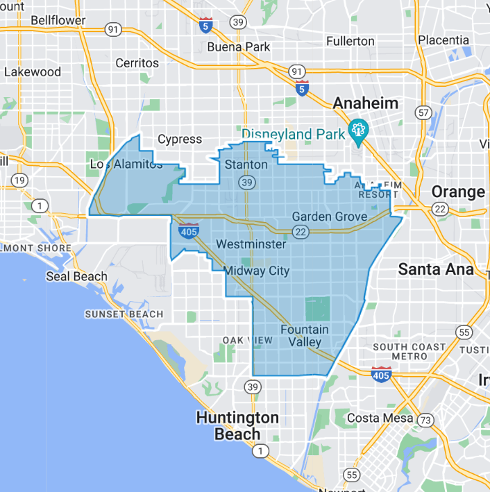 District 70 boundary map in California